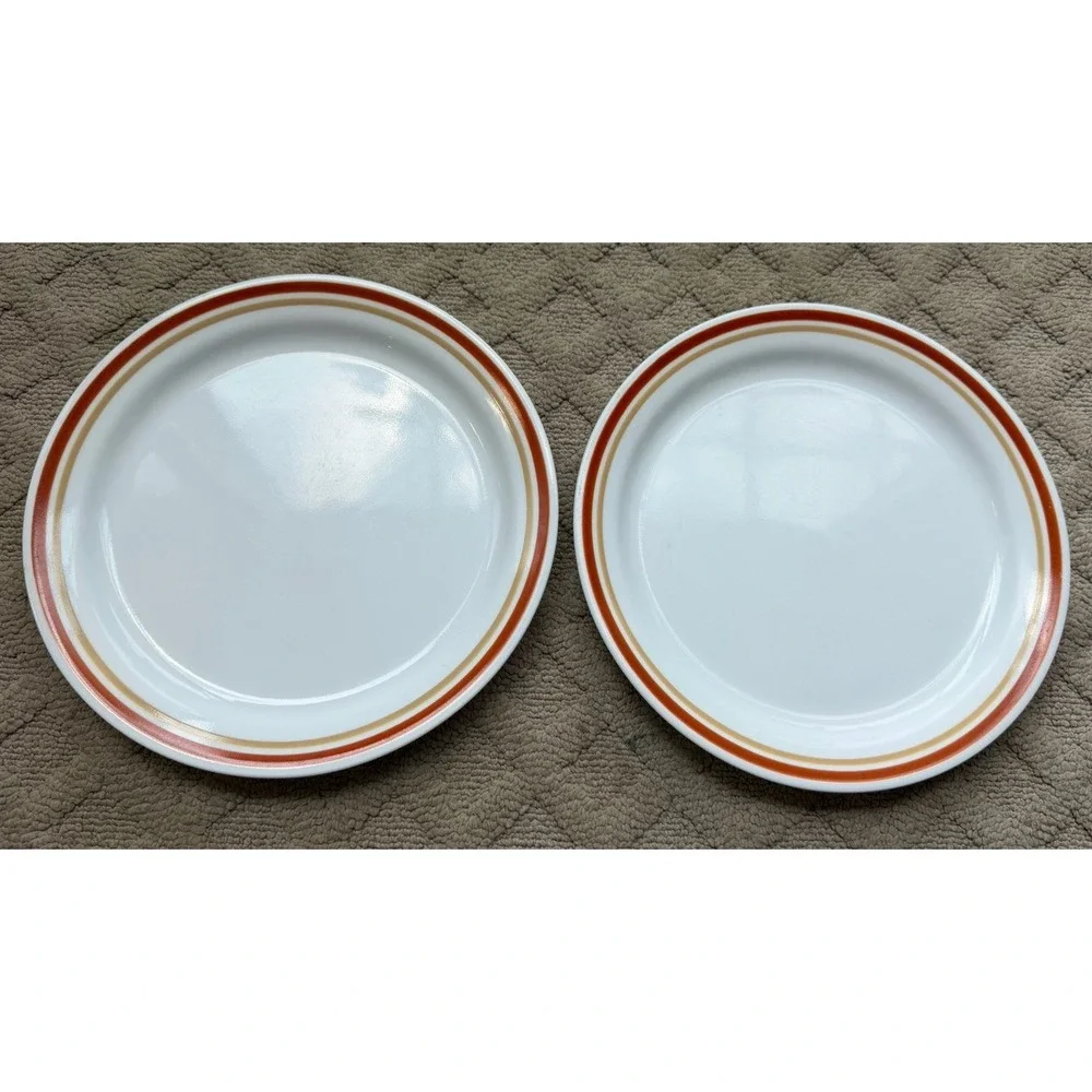 Vintage Corelle Dinner Plates Cinnamon Chestnut Lot of 2